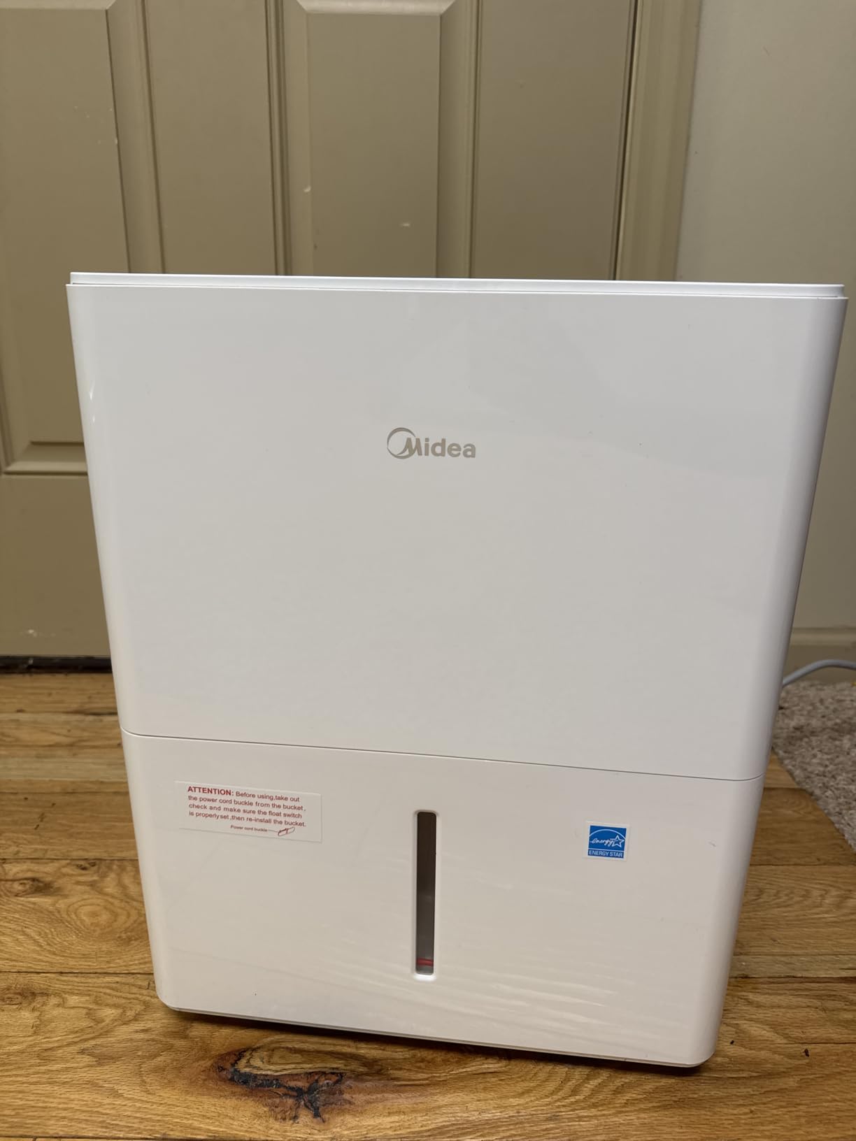 Midea 22 Pint Dehumidifier for Basement, 1,500 Sq. Ft, Energy star | Reusable Air Filter, Continuous Drainage, Wi-Fi Enabled, Works with Alexa, Quiet Operation for Basement, Home, Bedroom customer photo 1