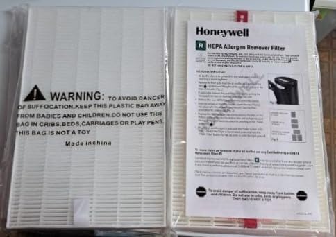 Honeywell HEPA Air Purifier Filter Kit, Includes 1 HEPA R, 4 A Pre-Filters | Complete HEPA and Carbon Filtration Kit for Smoke, Allergens, Pet Dander, Dust and Odor Reduction customer photo 1
