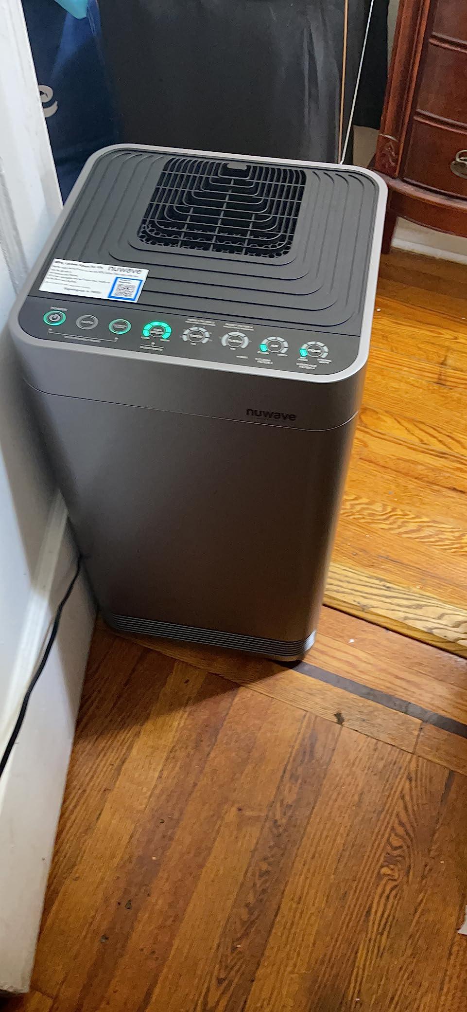 Nuwave Whole House Air Purifiers, Oxypure Smart Air Purifier with 5 Stage Tower Structure Air Filter, Air Quality & Odor Sensors, Sleep Mode for Bedroom, Removes 99.99% of Dust, Smoke, Pollen, Allergen customer photo 1