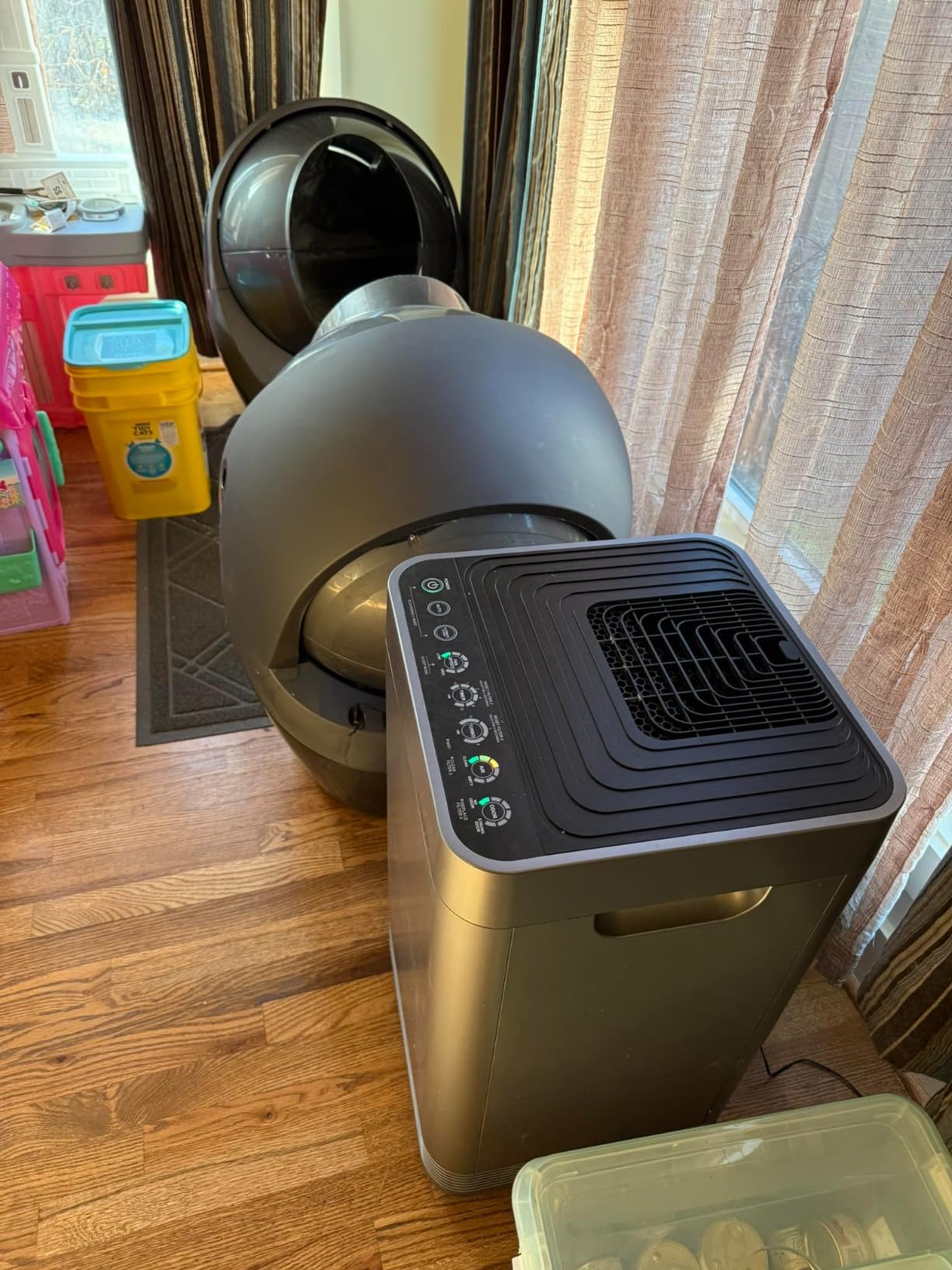Nuwave Whole House Air Purifiers, Oxypure Smart Air Purifier with 5 Stage Tower Structure Air Filter, Air Quality & Odor Sensors, Sleep Mode for Bedroom, Removes 99.99% of Dust, Smoke, Pollen, Allergen customer photo 2