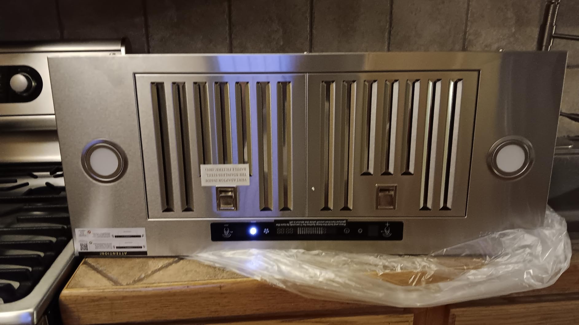 IKTCH 30 inch Insert Range Hood 900 CFM, Ducted/Ductless Vent Hood customer photo 2