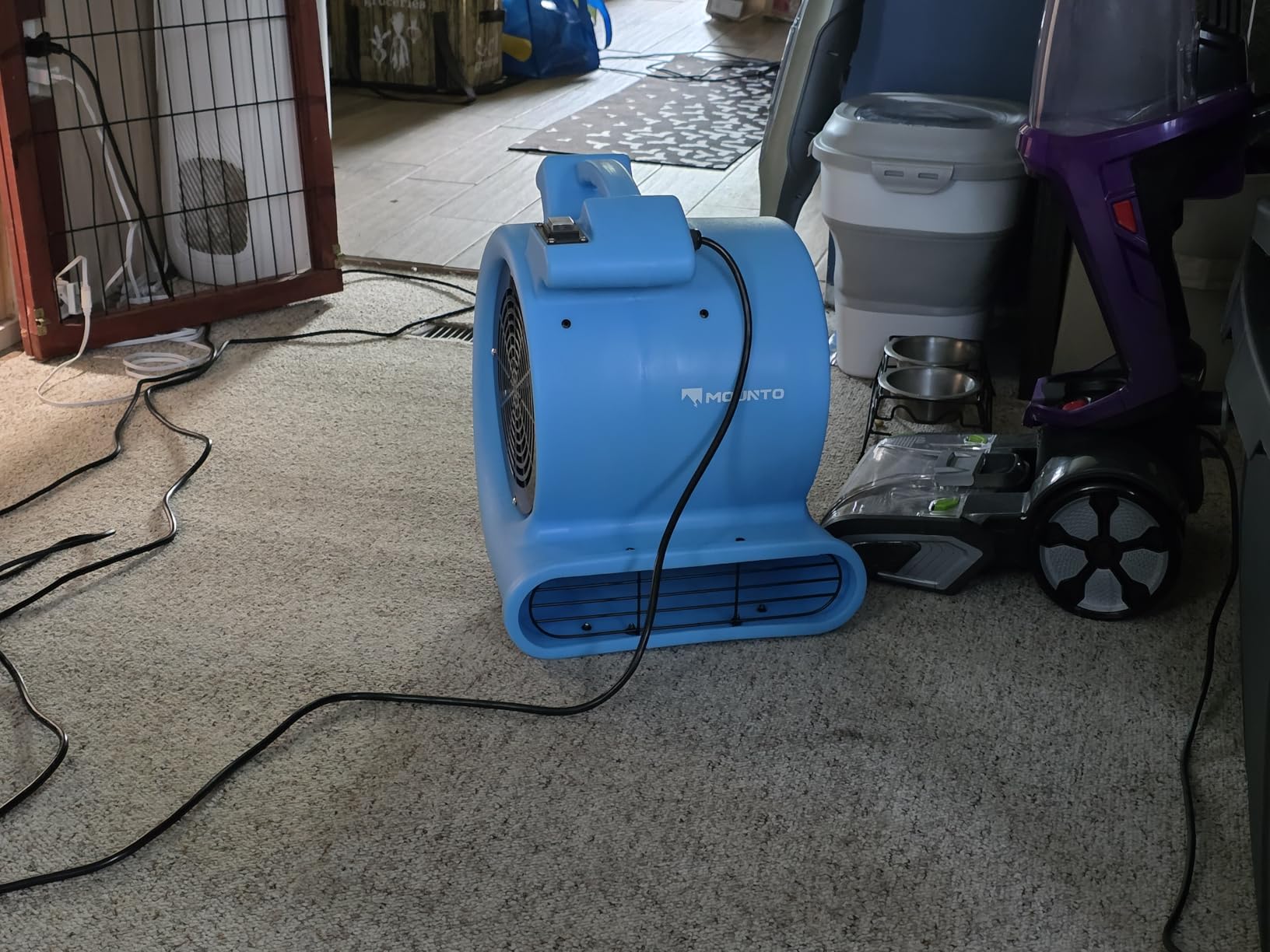MOUNTO 2200 CFM 1/2 HP Commercial Air Mover Floor Drying Fan customer photo 1