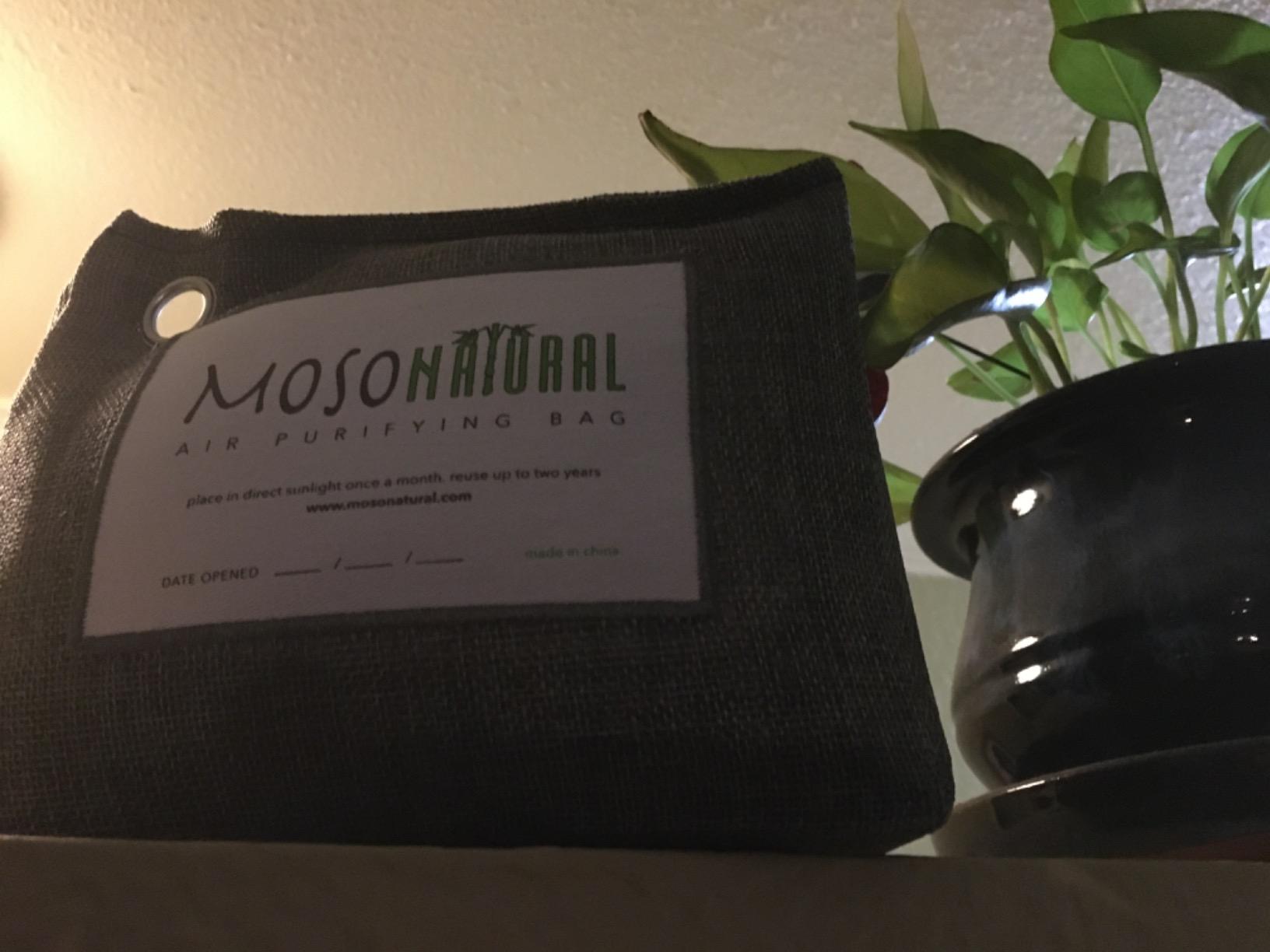 Moso Natural Air Purifying Bag 600g, Premium Charcoal Odor Absorber & Room Deodorizer for Large Spaces — Lasts 2 Years, Bedroom, Basement, Pet Odor Eliminator for Home, Unscented Bamboo Charcoal Bag customer photo 1