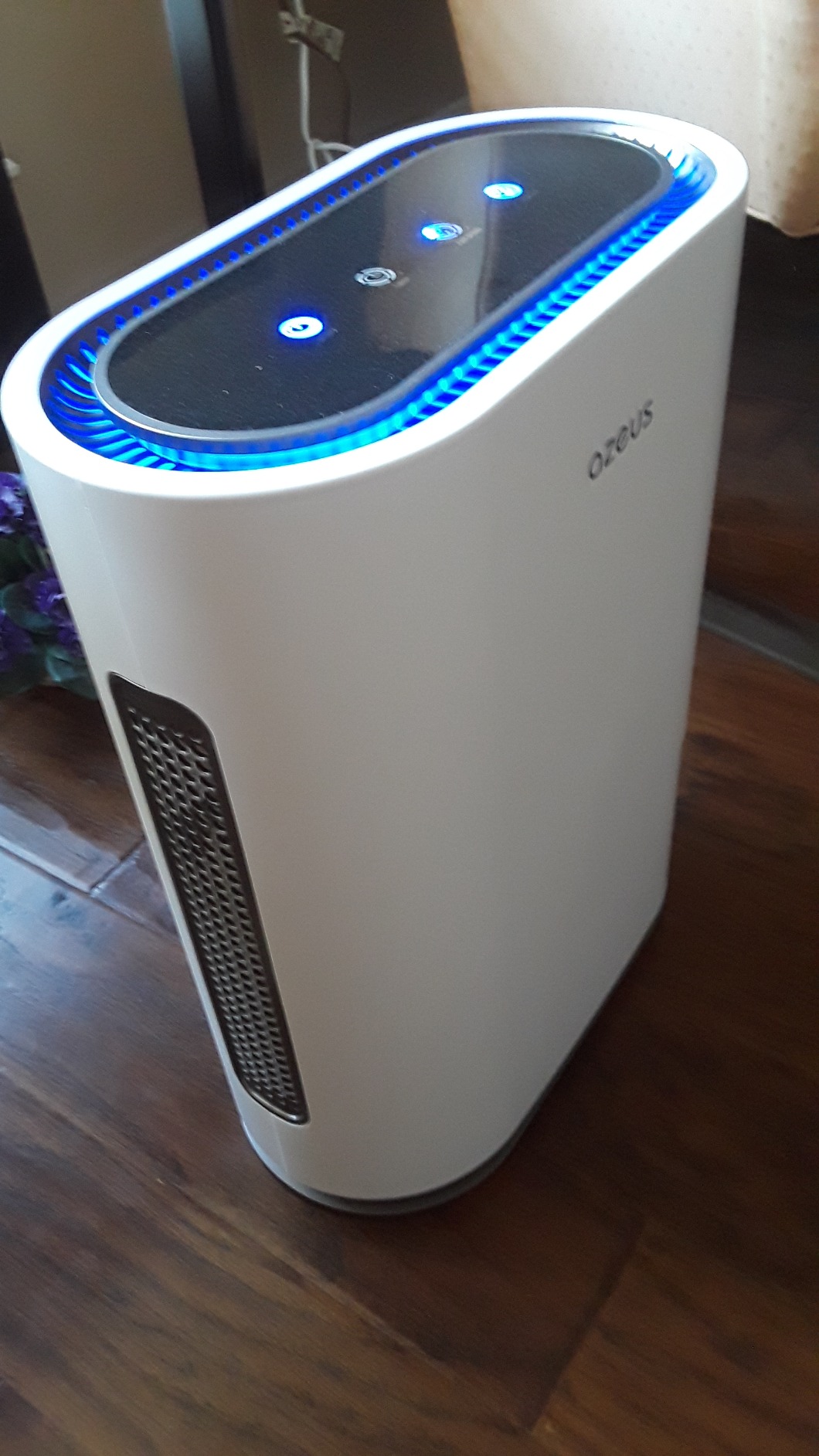 AZEUS Air Purifier for Wildfire Smoke, UV-C HEPA for Home Large Room, White | HEPA captures 99.97% ash, PM2.5 & pet dander, smoke filter, Ionic, Covers 2160 sq ft, Smart sensor, Quiet mode, Filter alert customer photo 2