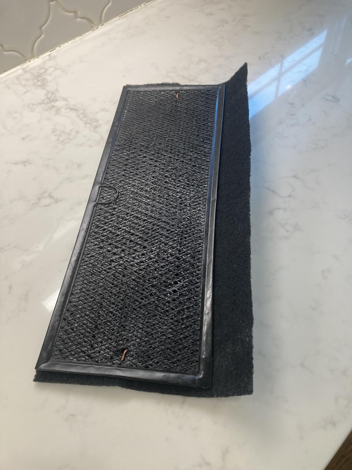 Activated Carbon Filter Pad - Cut to Fit Air Vent Filters for Home, AC, Furnace, Range Hood & Vent - Charcoal Filter Sheets Material for Dust, Odor, Smoke & Allergen Removal - 2 Pack customer photo 1