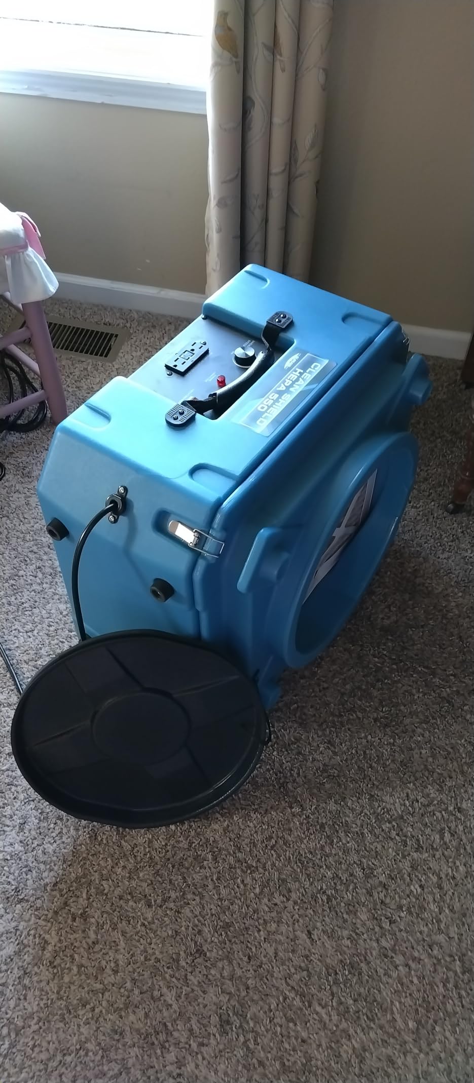 ALORAIR PureAiro HEPA Pro 870 Air Scrubber with UV-C Light Sterilization customer photo 2