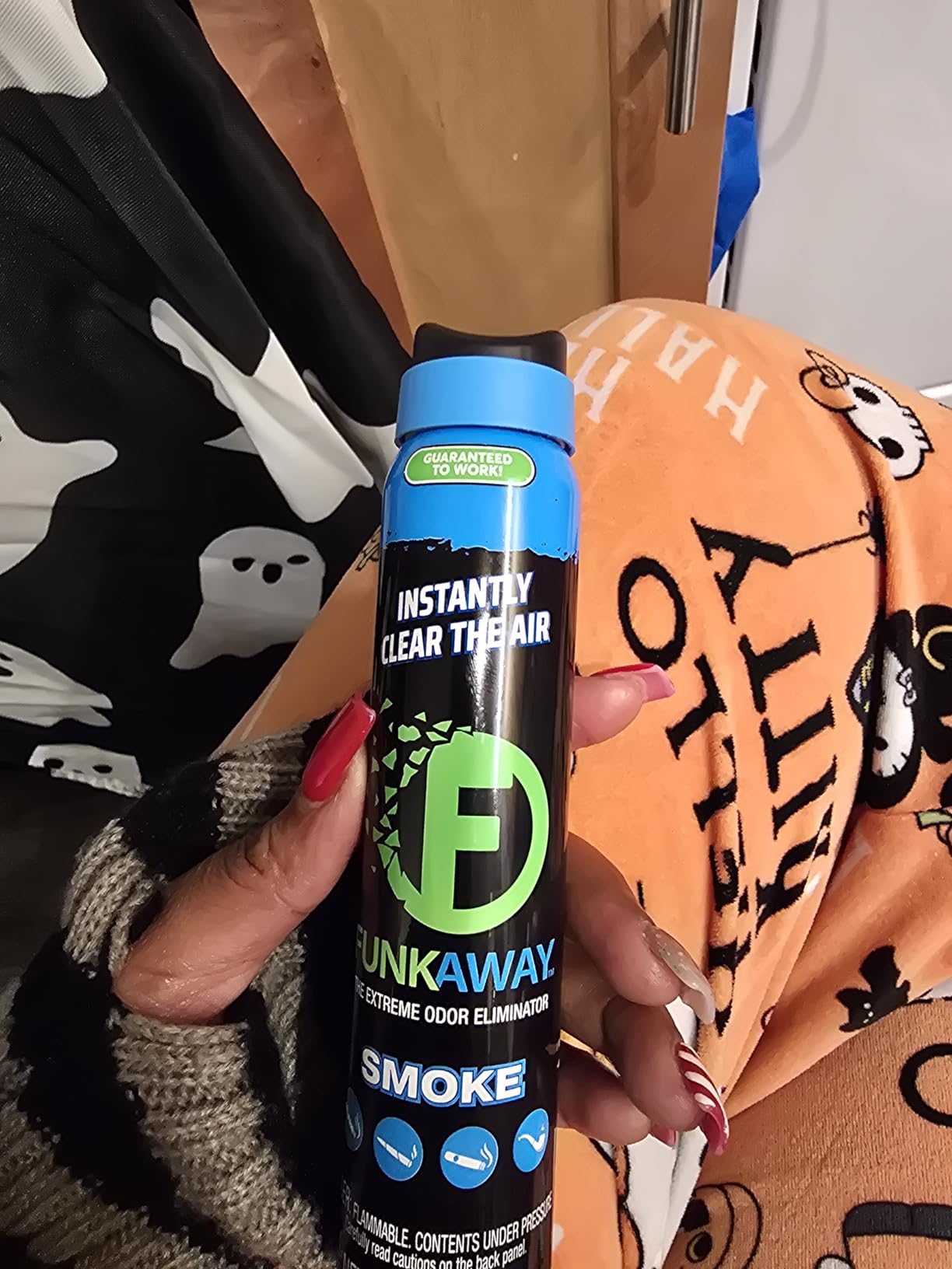 FunkAway Smoke Odor Eliminator Spray (3.4 oz) Air Fresheners for Airborne Odors, Smoke Remover and Odor Neutralizer Room Spray that Attacks Funk at the Source customer photo 1