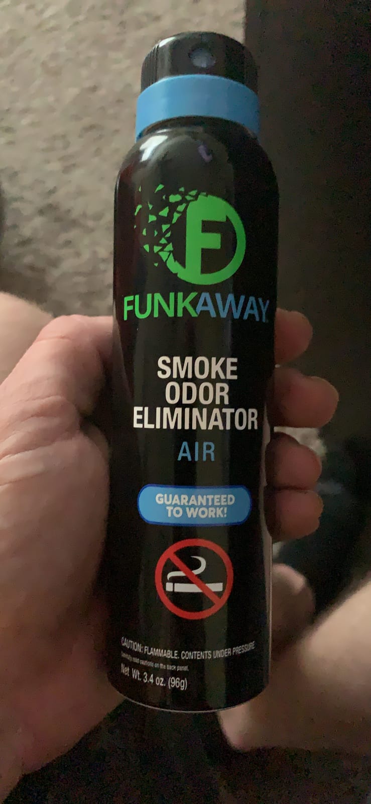 FunkAway Smoke Odor Eliminator Spray (3.4 oz) Air Fresheners for Airborne Odors, Smoke Remover and Odor Neutralizer Room Spray that Attacks Funk at the Source customer photo 2