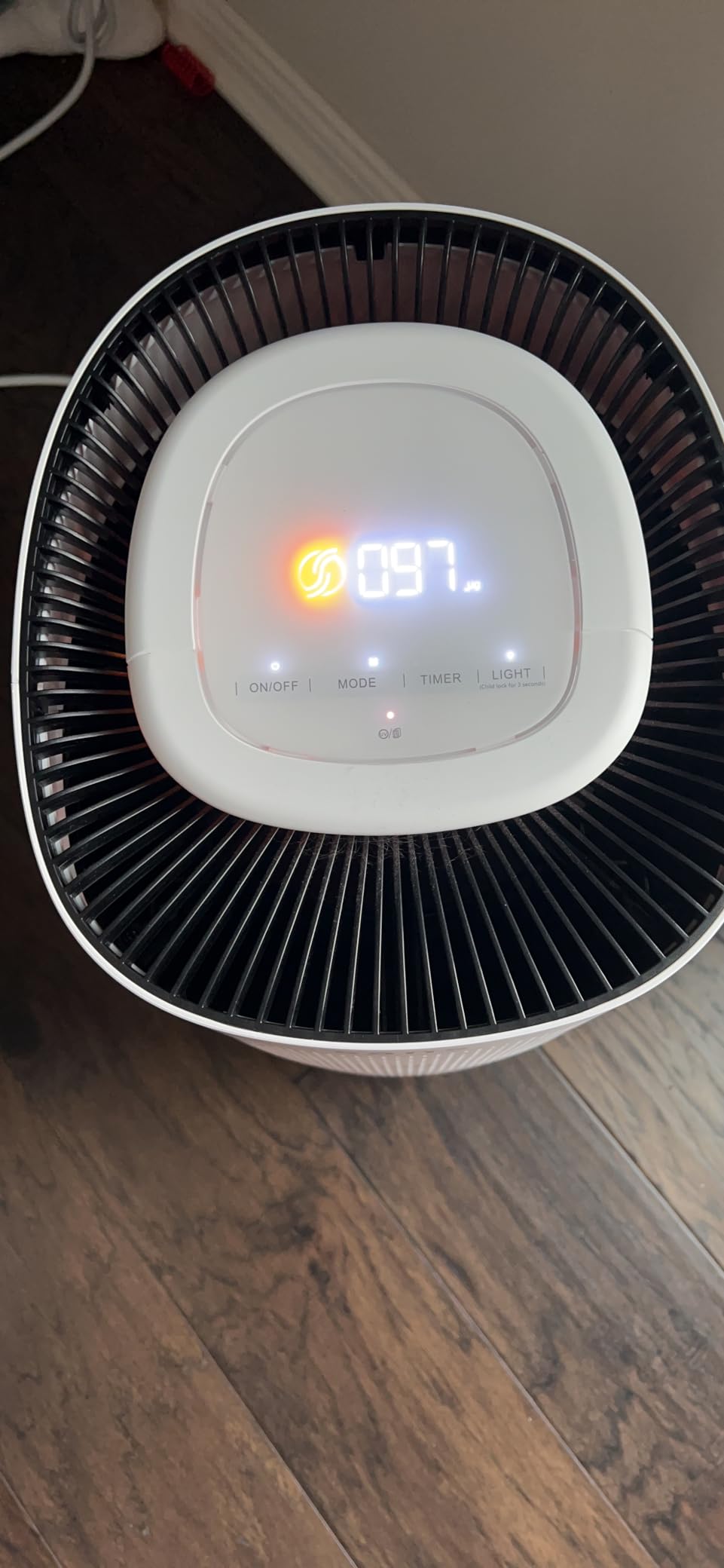Sans True HEPA Air Purifier for Extra Large Rooms (1,854 sq ft) | UV-C Light Layer & Carbon Odor Absorption | Quiet 25dB Auto-Mode customer photo 1