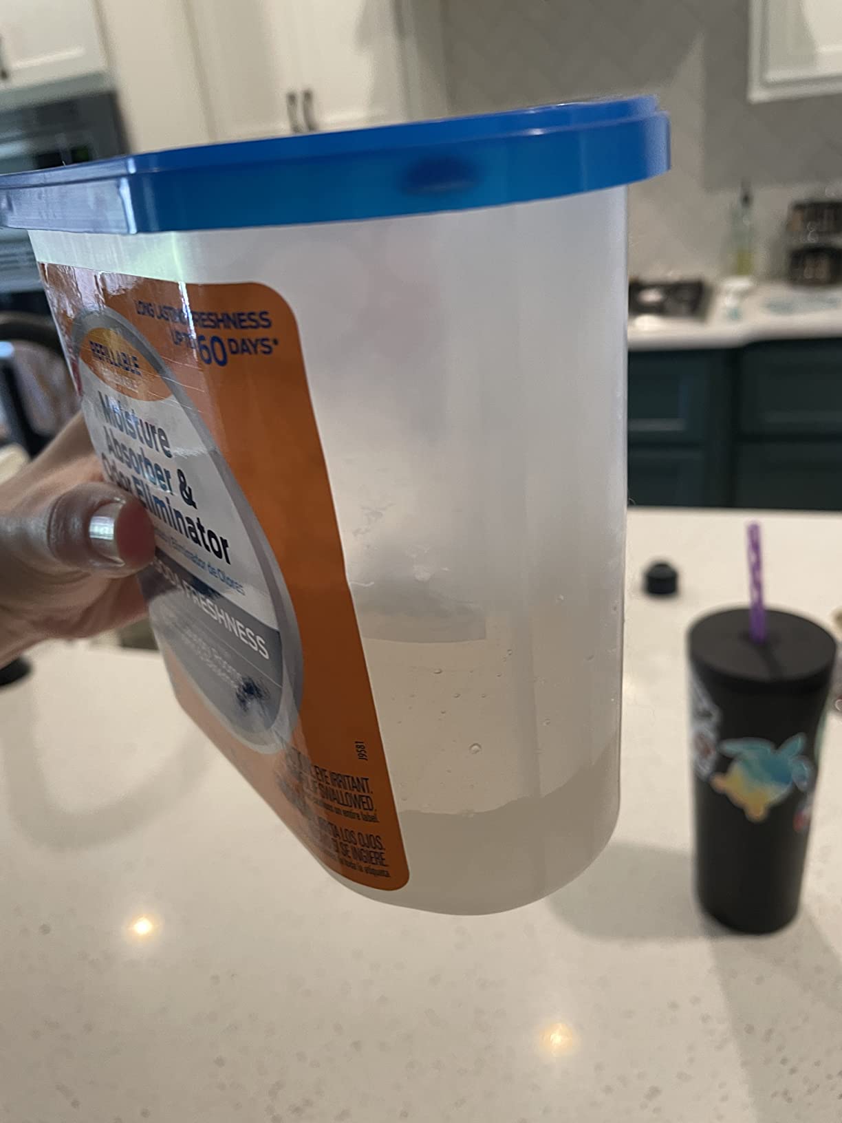 Arm & Hammer Fragrance Free Refillable Moisture Absorber and Odor Eliminator 14 oz. Tub customer photo 2