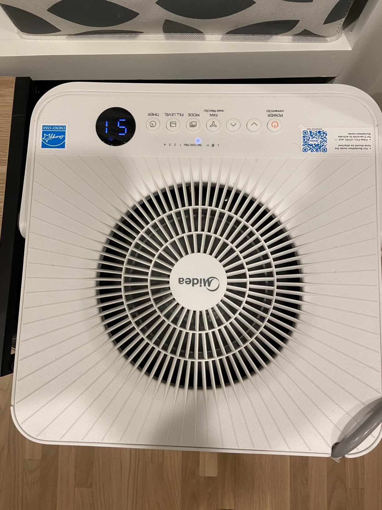 Midea Cube 20 Pint Dehumidifier for Basement, 1,500 Sq. Ft, Energy star | Large Capacity Water Tank with Drain Hose, Wi-Fi Enabled, Works with Alexa, Quiet Operation for Basement, Home, Bedroom customer photo 1
