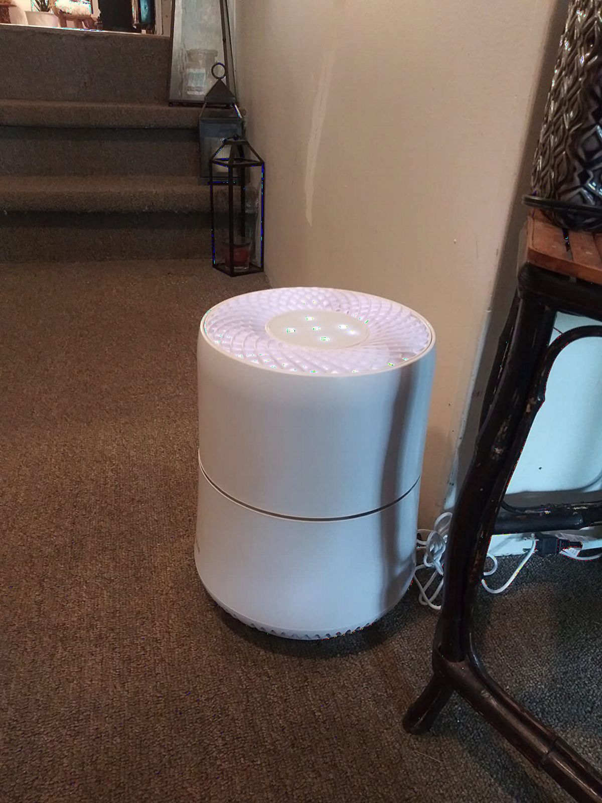Profile Air Purifier for Small Rooms, True HEPA Filter with Activated Carbon, Quiet 25 dB Sleep Mode, Air Quality Sensor, Auto Mode, Child Lock, Portable for Bedroom Nursery Office Dorm, 95 Sq Ft customer photo 1