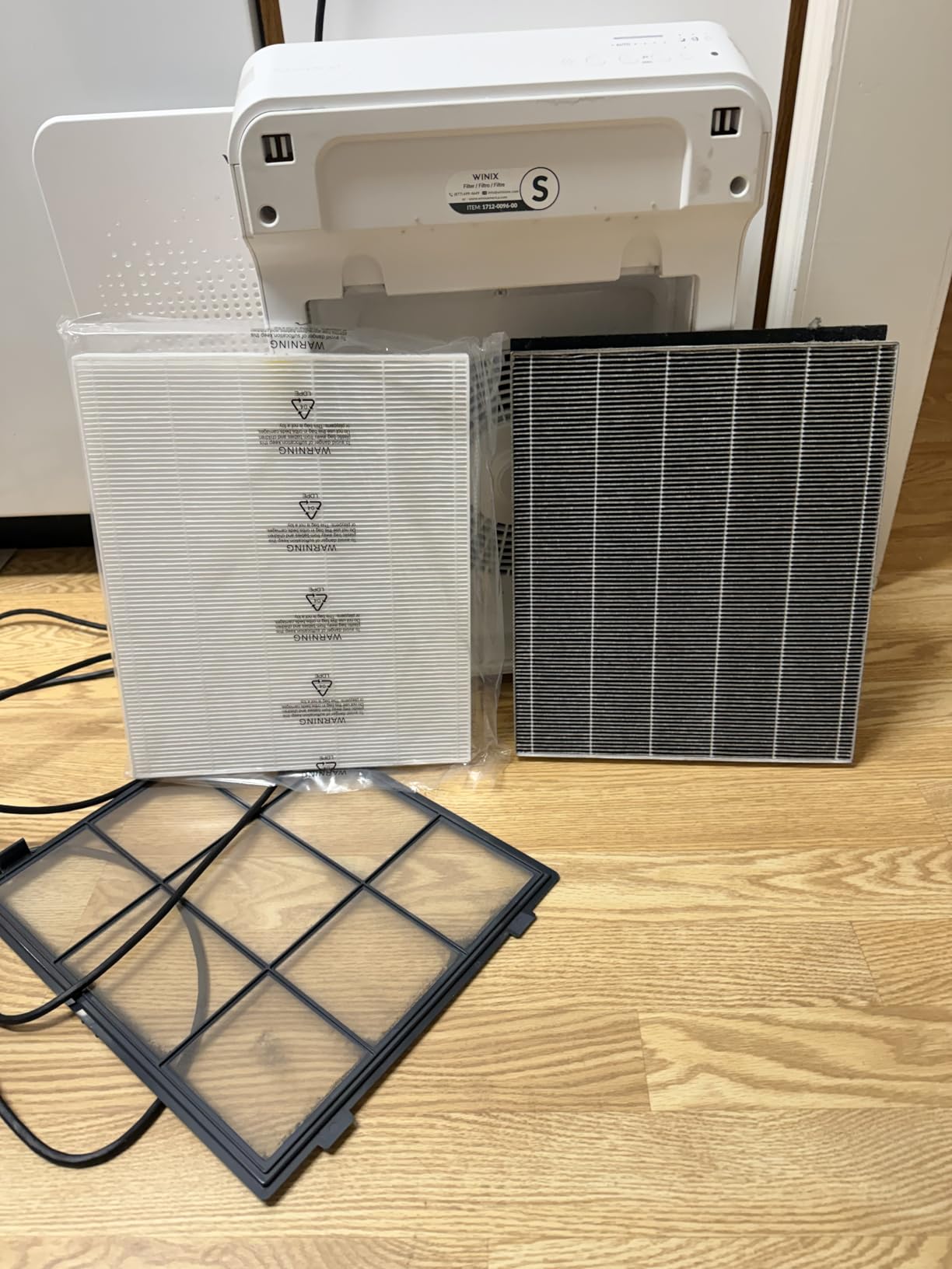 4 Pack C545 Replacement HEPA Filter Compatible with Winix C545, True HEPA Filter S Only, Part number 1712-0096-00 customer photo 1