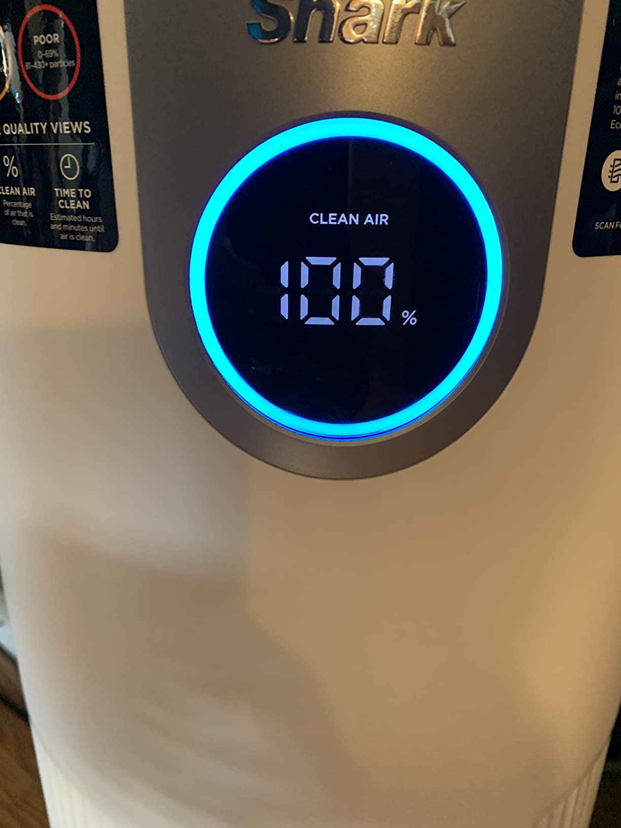 Shark Clean Sense Air Purifier Max, HP201, White customer photo 2