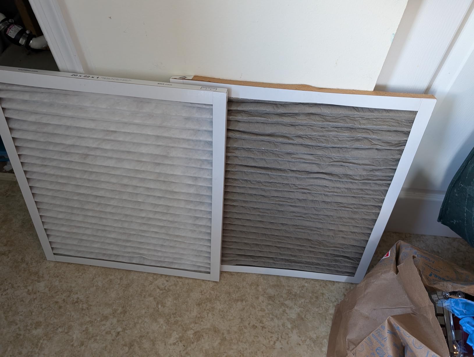 BNX TruFilter 16x20x1 Air Filter MERV 13 AC Filter, HVAC Furnace Filter, 6 Pack - Allergies, Dust, Pet Dander & Smoke - MADE IN USA customer photo 1