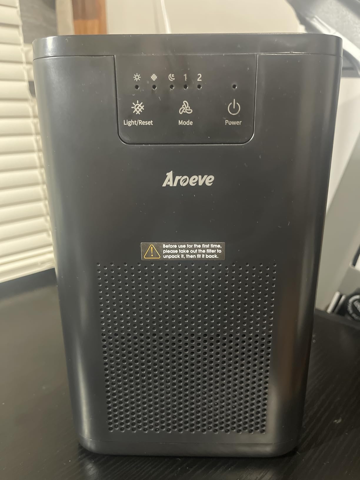 AROEVE Air Purifiers for Bedroom with Aromatherapy Function MK06A (White) | 360-Degree Air Inlets, 0.3 Microns Filtration Efficiency, 20dB Noise, Speed Control customer photo 1