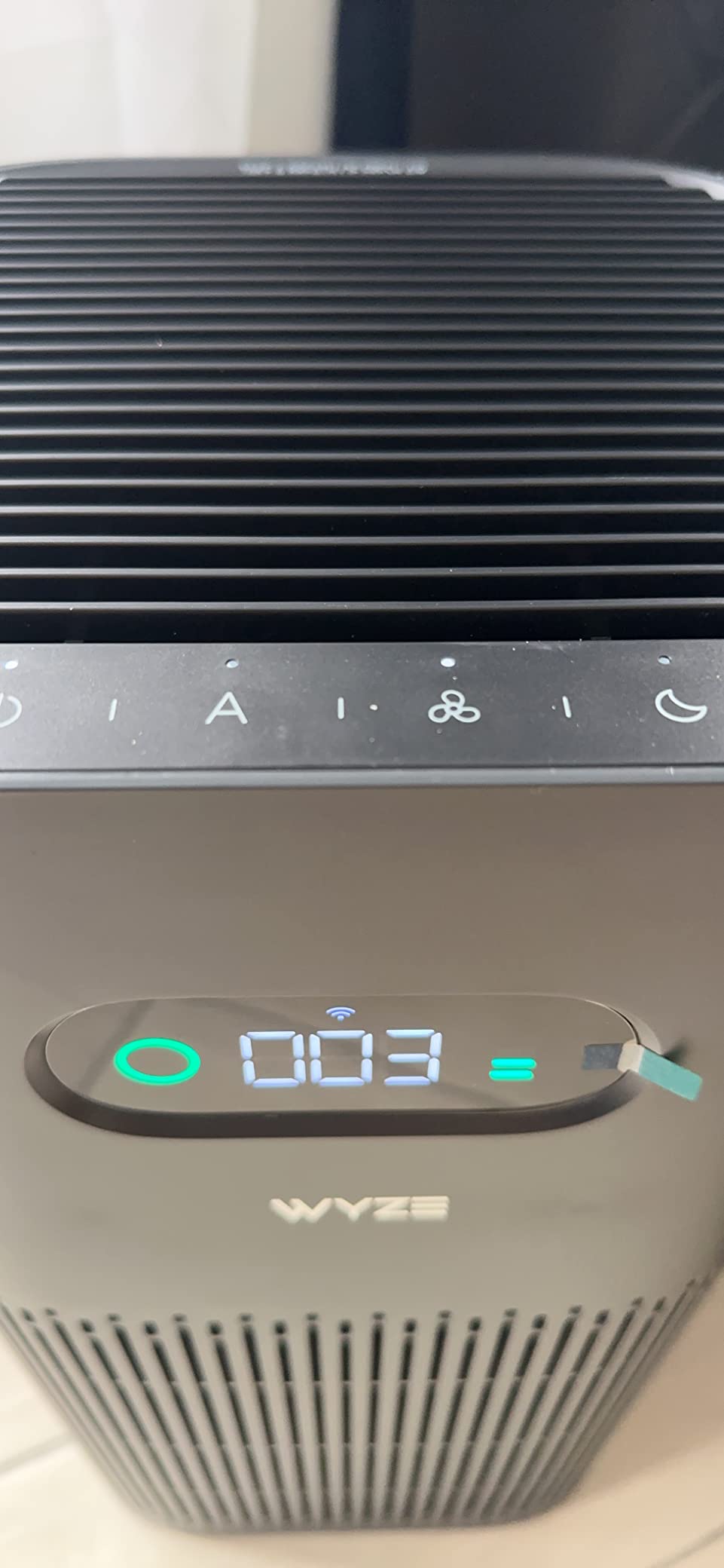 Wyze Smart Air Purifier With Formaldehyde Filter (Premium) | Premium Formaldehyde Filter True HEPA 13 Protection 21dB Quiet Sleep Mode Smart WIFI customer photo 1