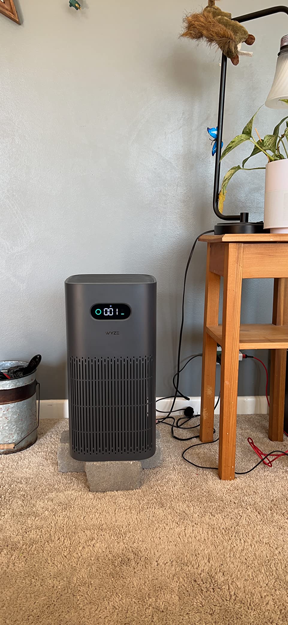 Wyze Smart Air Purifier With Formaldehyde Filter (Premium) | Premium Formaldehyde Filter True HEPA 13 Protection 21dB Quiet Sleep Mode Smart WIFI customer photo 2