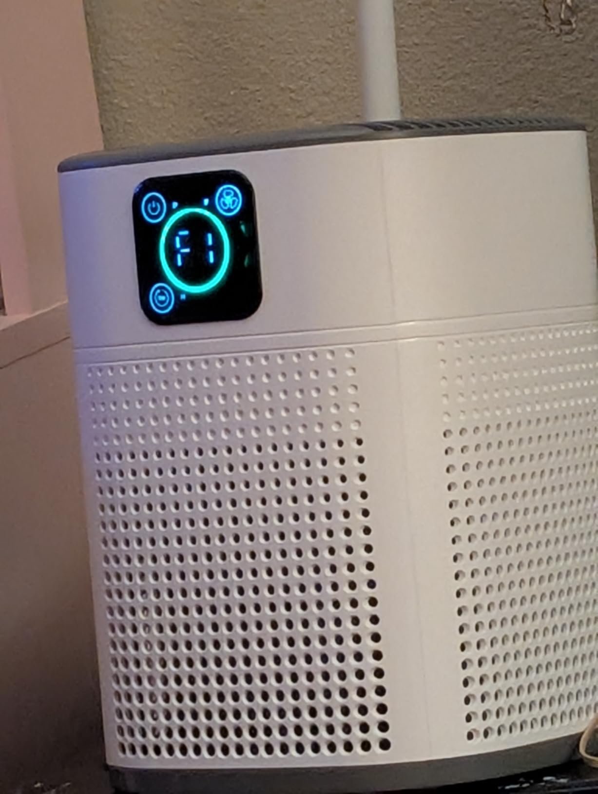 Air Purifiers for Bedroom, Honeyuan H13 HEPA Air Purifier for Home Large Room 1095 sqft, Air purifiers with 360°Air Intake, 3 Fan Speeds, 3-Stage Filtration, White customer photo 1
