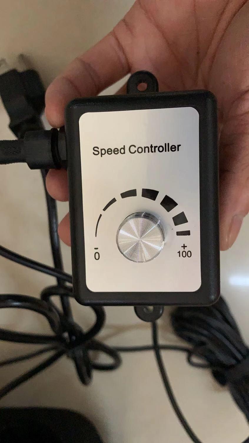 Hon&Guan Inline Duct Fan 469 CFM, 6 inch inline fan with Variable Speed Controller EC Motor, 6 inch Duct Fan for Heating Cooling Booster, Grow Tents, Hydroponics. customer photo 1