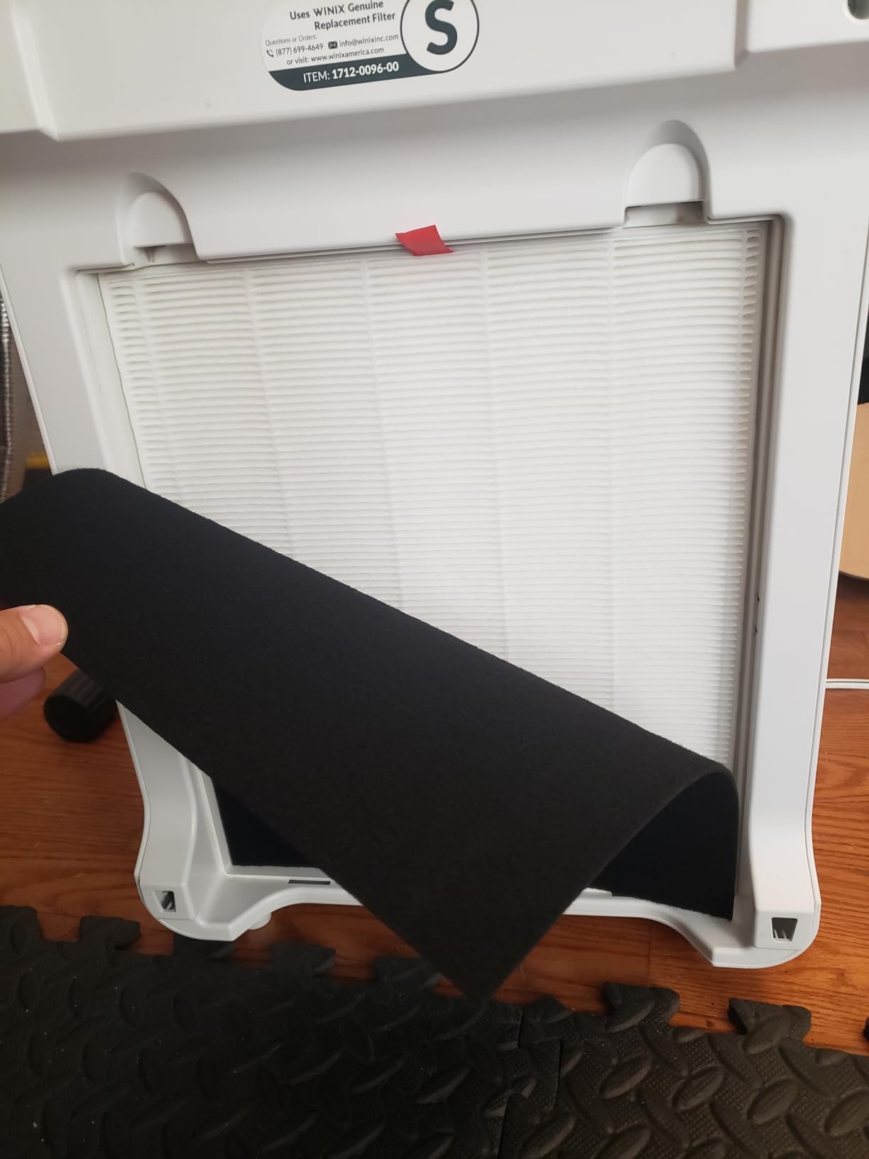 Improvedhand 4 Pack C545 Replacement Filter S Compatible with Winix C545 Air Purifier, Part Number 1712-0096-00 and 2522-0058-00, Great High-Efficiency Materials customer photo 2