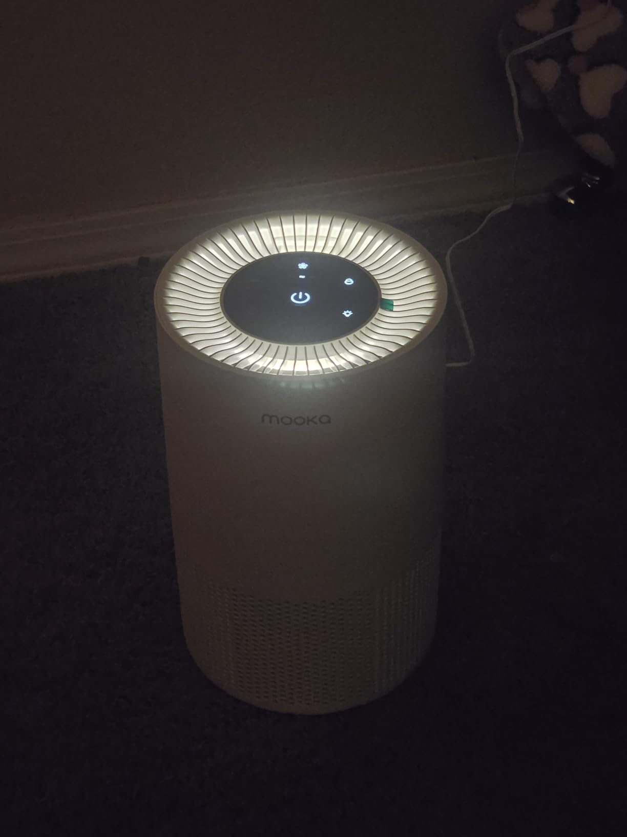 MOOKA Air Purifiers for Home Large Rooms Up to 1200ft², H13 True HEPA | Air Purifier for Bedroom Pets with Aromatherapy, Child Lock, 13dB Ultra-Quiet Air Cleaner for Smoke, Odor, Dander, Pollen customer photo 1