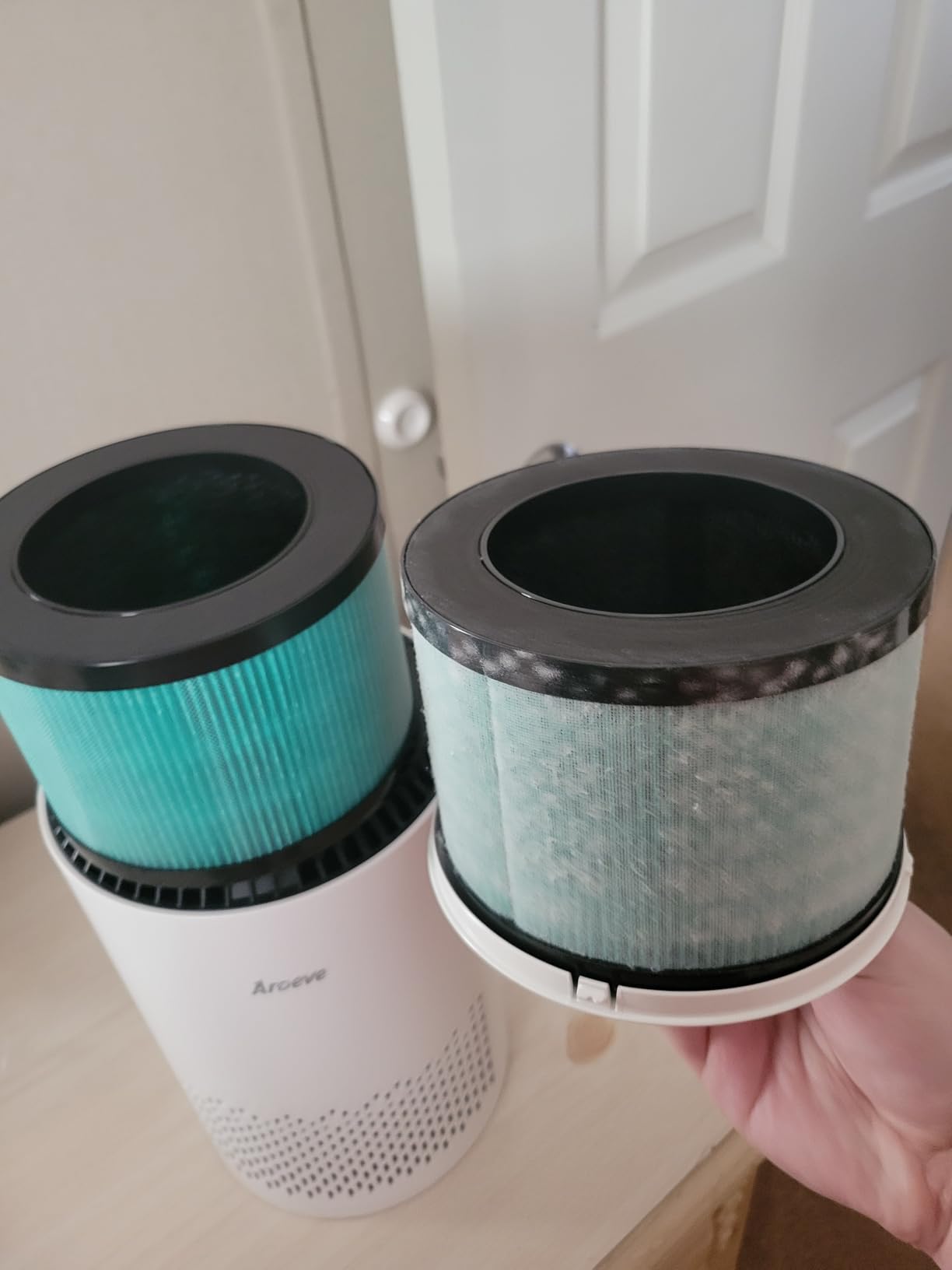 AROEVE MK01A(MK01)&MK06A(MK06) Filter Replacement-Smoke Version(2 Pack) | For Smoke Smell VOCs, 4 Layers of Defense, Official Filter, 3-6 Months Filter Lifespan customer photo 1