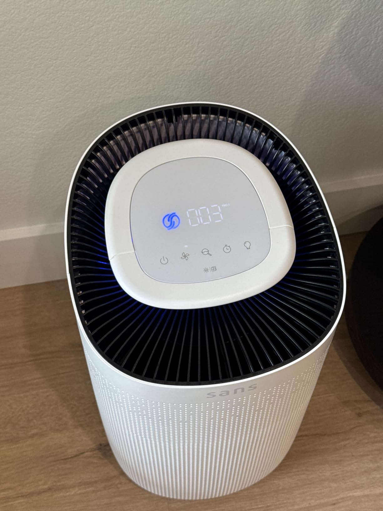 Sans True HEPA Air Purifier for Extra Large Rooms (1,854 sq ft) | UV-C Light Layer & Carbon Odor Absorption | Quiet 25dB Auto-Mode, Captures Smoke, Dust & Allergens customer photo 1