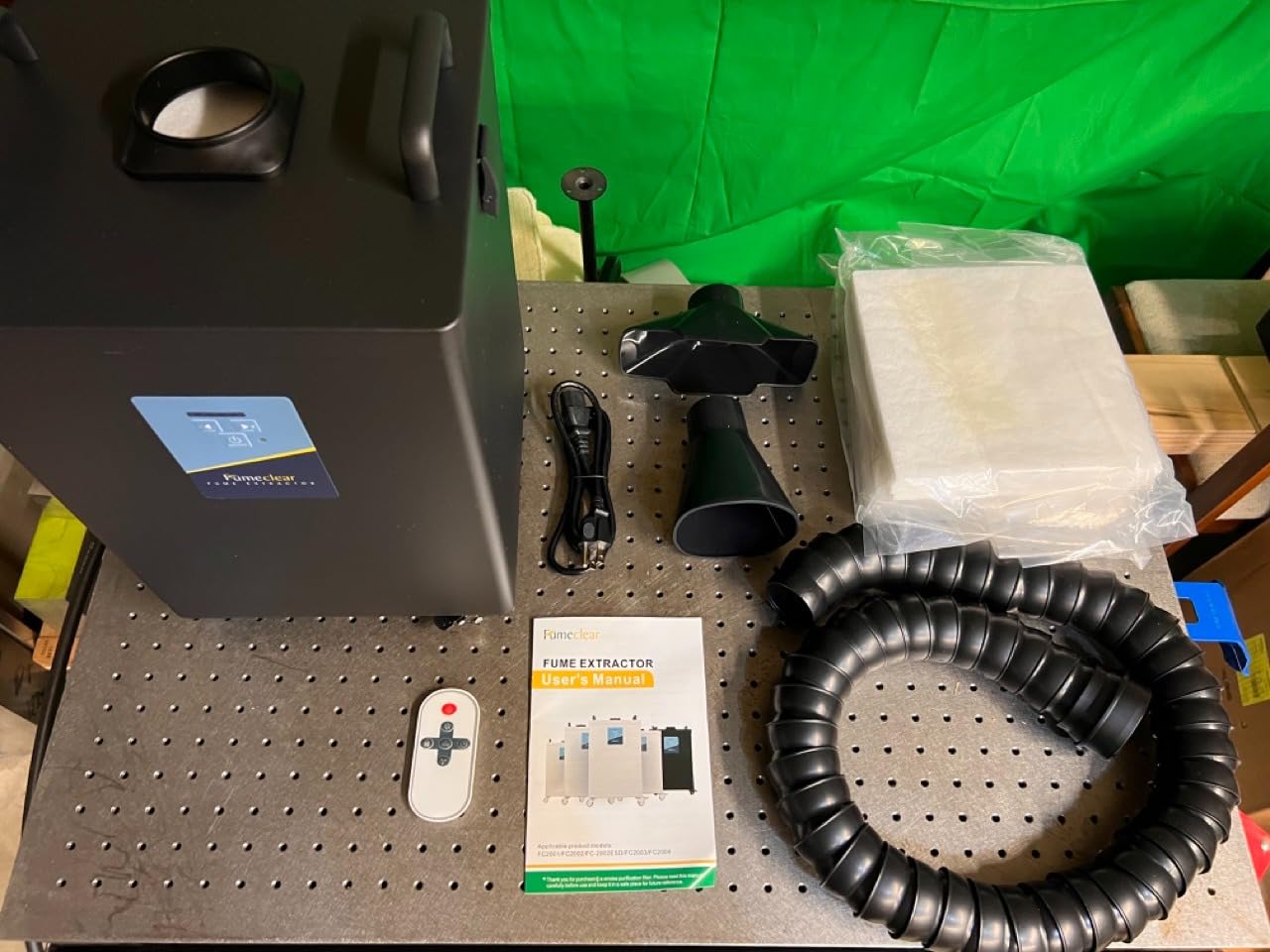 FumeClear FC-2002 Laser Fume Extractor with H13 Filtration for Fume Removal customer photo 2