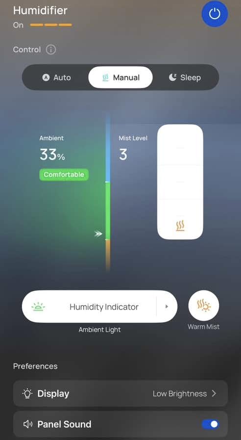 DREO 6L Smart Humidifiers for Bedroom, Warm & Cool Mist for Large Room, 60-Hour Quiet Runtime, 500ML/H Output, Smart Humidity Sensor, Indicator Light, App Control, Works with Alexa & Google, Silver customer photo 2