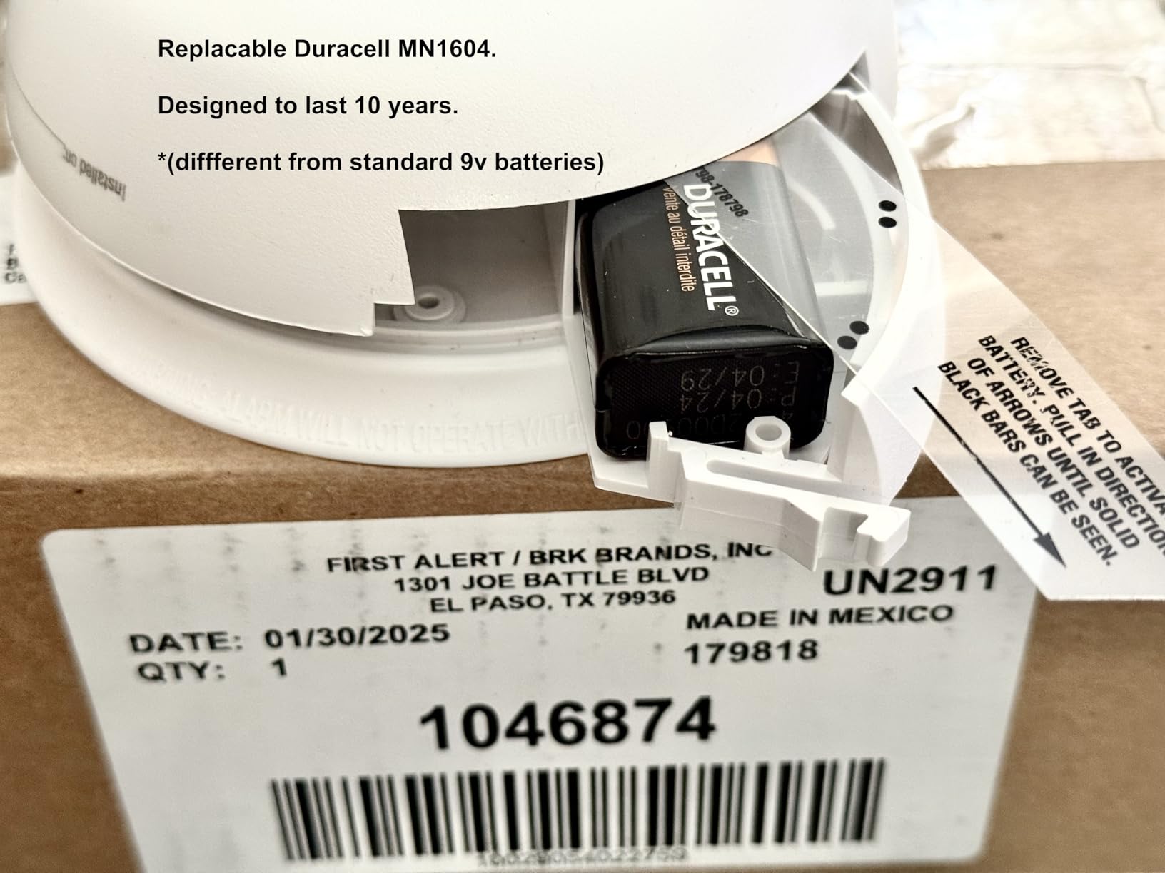 First Alert 10-Year Battery Combination Smoke & Carbon Monoxide Alarm customer photo 2