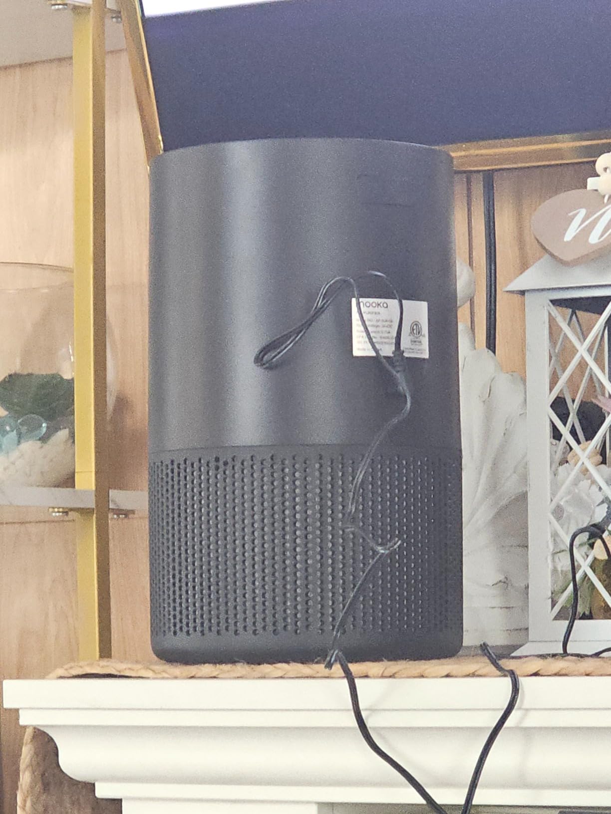 MOOKA H13 HEPA Air Purifier for Home Pet Large Room Up to 1300ft², Black customer photo 2