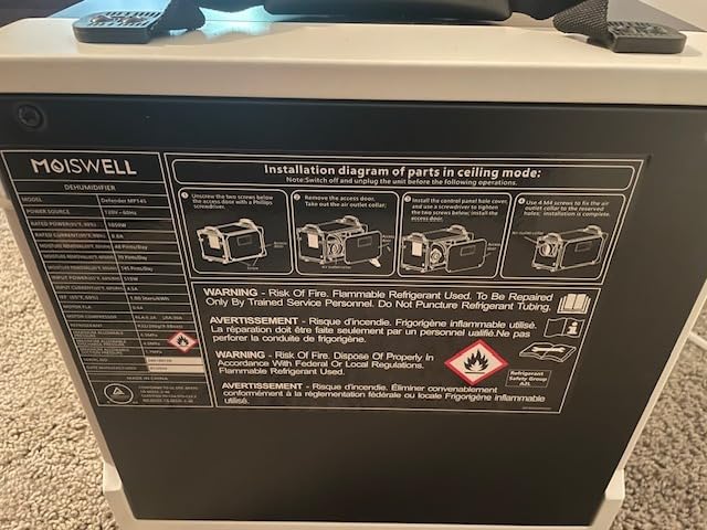 155 Pints Commercial Dehumidifier with Pump for Crawl Space | Energy Star Certified dehumidifier with Drain Hose, Industry Water Damage Restoration for up to 6,000 sq ft Basements customer photo 1
