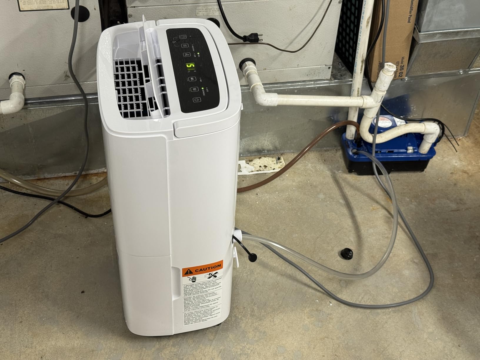 Waykar 150 Pints 2025 Energy Star Dehumidifier with Pump for Spaces up to 7,000 Sq. Ft. at Commercial and Industrial Large Room, Warehouse, Home, Basement, with Drain Hose, Auto Defrost, Self-Drying customer photo 2