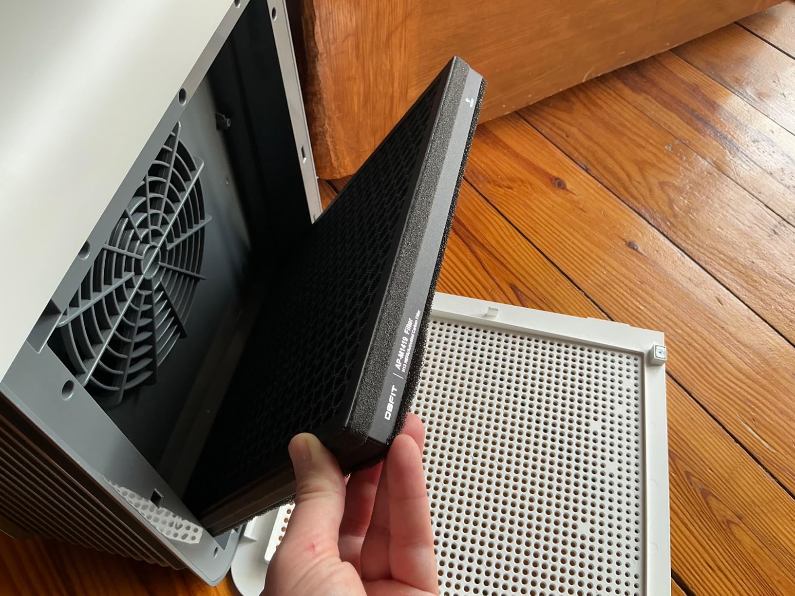 Air Purifiers for Home Large Room Up to 2590 ft² with PM 2.5 Display Air Quality Sensor, DBFIT H13 HEPA Air Purifier with Washable Filter, Auto Mode, Air Cleaner for Smoke Dust Pollen Pets Hair Odor customer photo 1