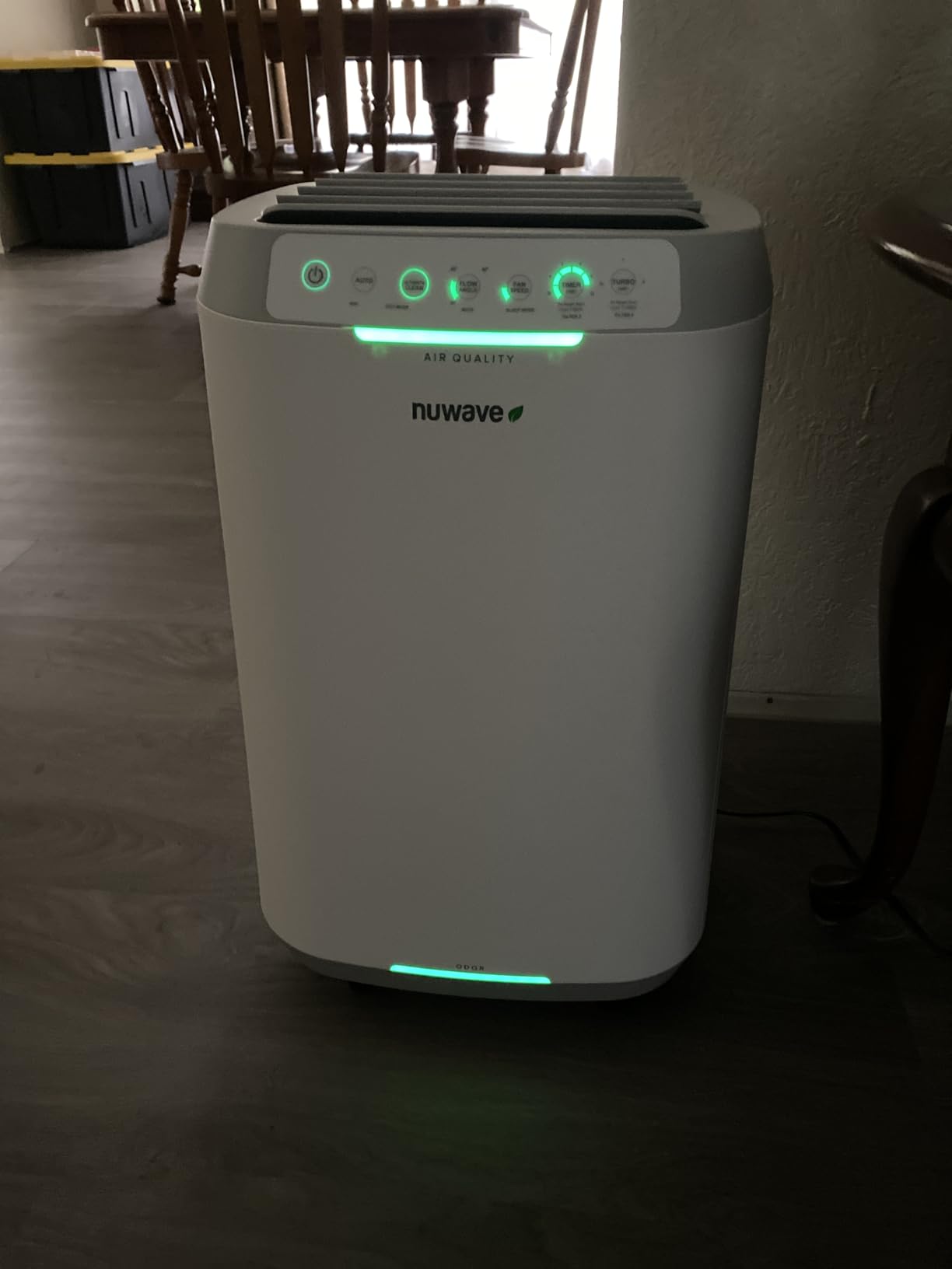 Nuwave Forever Smart Air Purifier for Home, Never Replace Air Filter System | Patented 7-Stage Filtration, Cleans Large Room up to 2,002 Sq Ft, Adjustable Flow Panel, Washable & Reusable Filters customer photo 1