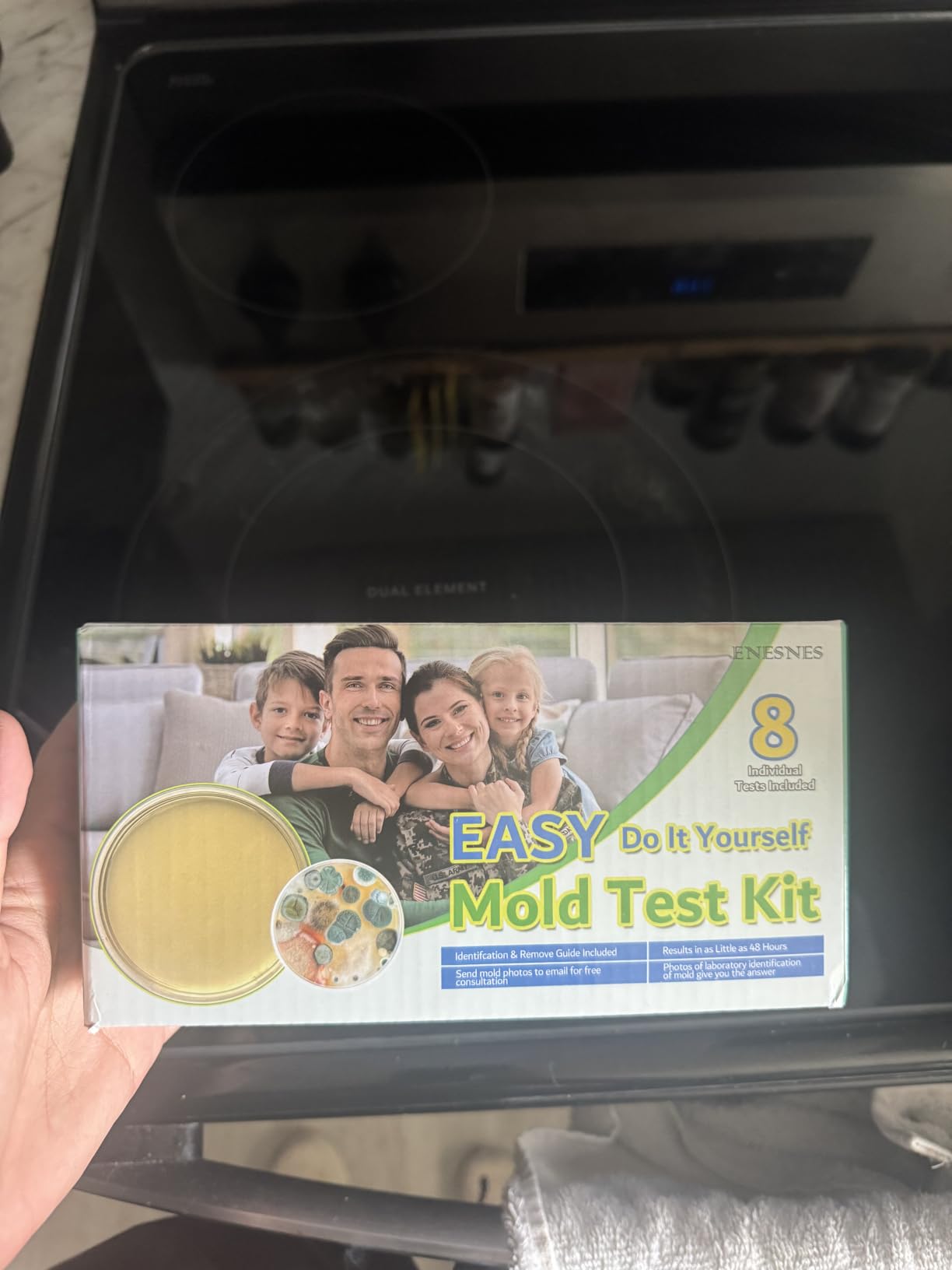 Mold Test Kit for Home, 8 Detection Tests for HVAC, Surfaces & Indoor Air, DIY Black Mold Detector, Free Lab Results Included, Step-by-Step ID Guide customer photo 2