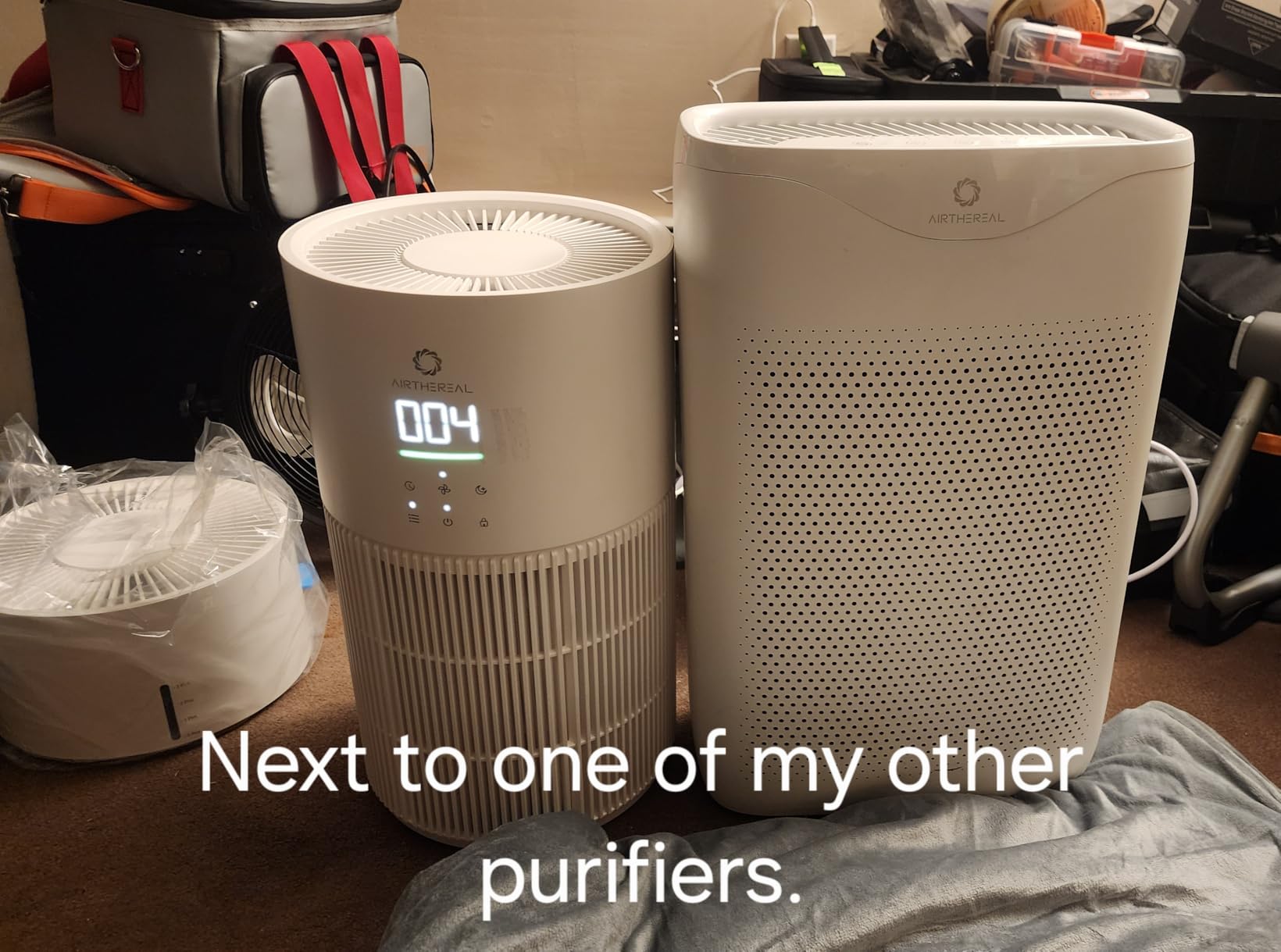 Airthereal 2-in-1 Air Purifier & Humidifier Combo for Large Room up to 1200 ft², 3-Stage Filters, Air Quality Monitor and Quiet Sleep Mode, Evaporative Humidifier with Hygrometer, iF Design Award 2026 customer photo 1