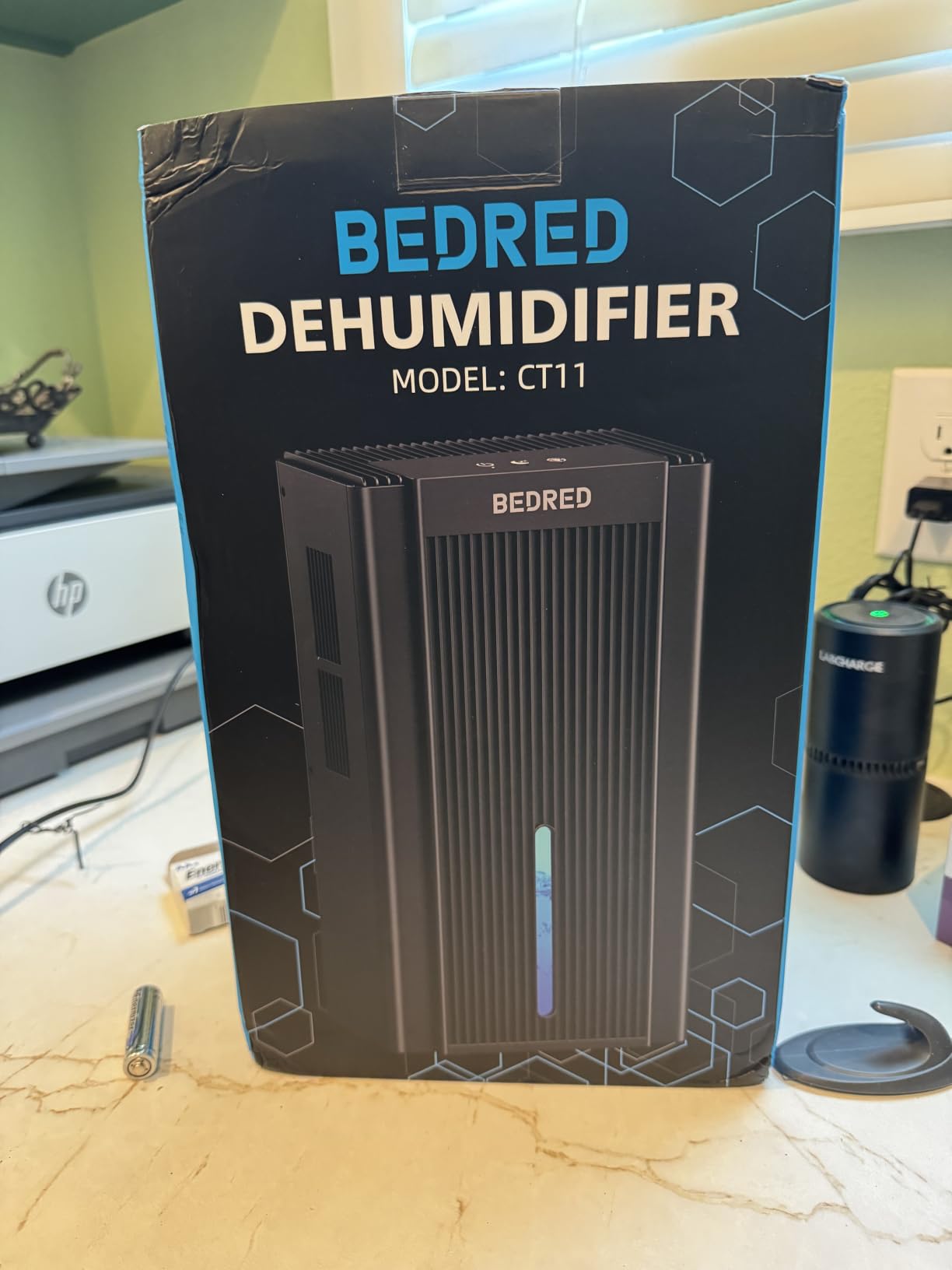 BEDRED Dehumidifier, 95OZ Dehumidifier for Home 1000 sq ft - Quiet with Auto Shut Off, Ideal for Livingroom, Bedroom, Basement customer photo 1