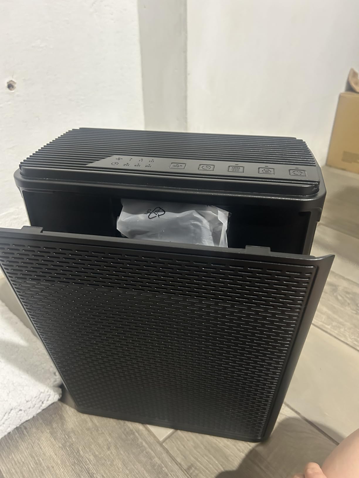 YARIKI Air Purifiers for Home Pets Covers Up to 1500 Sq Ft, H13 Hepa Filter with Washable Pre-Filter, Pet Hair Dander Smoke Air Cleaner, 22 dB Quiet Sleep for Living Room Bedroom Kitchen, P280 (Black) customer photo 2