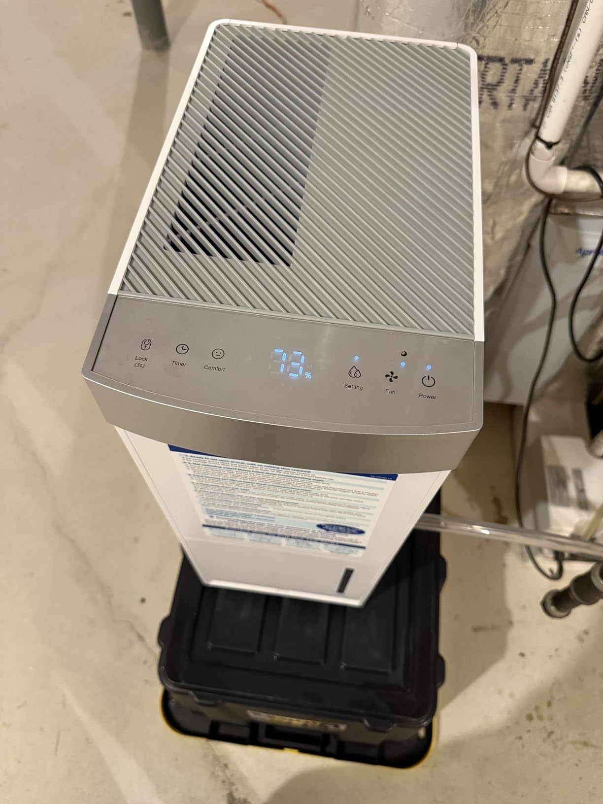 AEOCKY 4500Sq.Ft 74Pint/D Energy Star Version 6.0 Dehumidifier for Basement | Dehumidifier with Drain Hose for Basement, Home, Bedroom, Bathroom, Intelligent Humidistat customer photo 1