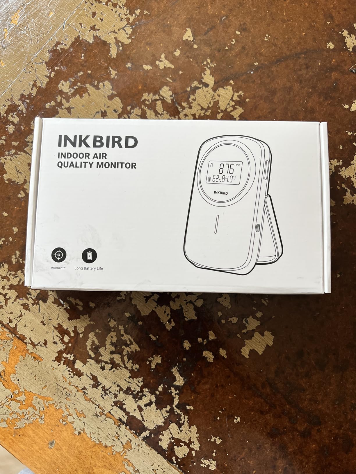 INKBIRD Indoor Air Quality Monitor Ndir CO2 Detector in Home, Room | 3 in 1 Battery Powered CO2 Monitor for Carbon Dioxide & Temperature & Humidity for Home, Office, RV, Grow Tent (IAM-O2) customer photo 2