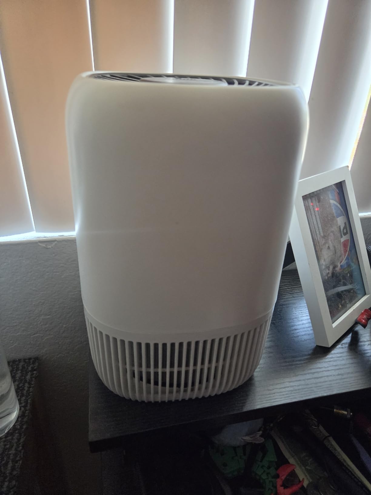 VOOPNU Air Purifiers for Bedroom, High Efficiency Filter, 1076 Ft², Black | for Pet Hair Odors Pollen Smoke, with 3 Speeds Timer Aroma 22dB Quiet 360°Intake, Compact Air Cleaner for Home Dorm Room customer photo 1