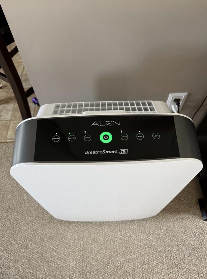 75i HEPA Air Purifier, Ultimate Filter, Covers 2,800 Sq Ft | For Odors, Mold, Smoke, Dust, Allergens, Viruses, Dander, Pet Fur with True HEPA filter. App to Control & Data customer photo 2