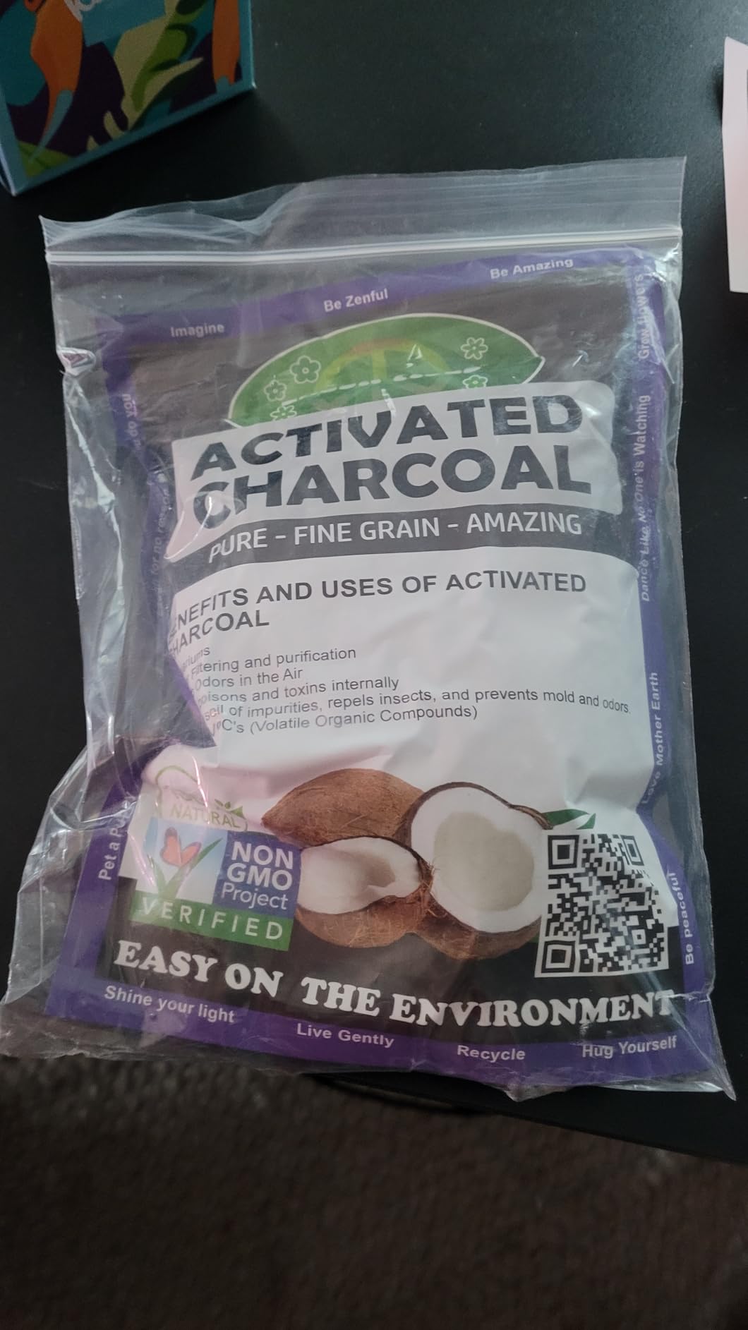Green Piece Activated Charcoal Coarse Grain - Resealable 5 lb Bag for Air Purifying, Odor Absorbing & Freshening - Made from Coconut Shell - Kid/Pet Friendly, Great for Aquarium, Water Filter, & More customer photo 2