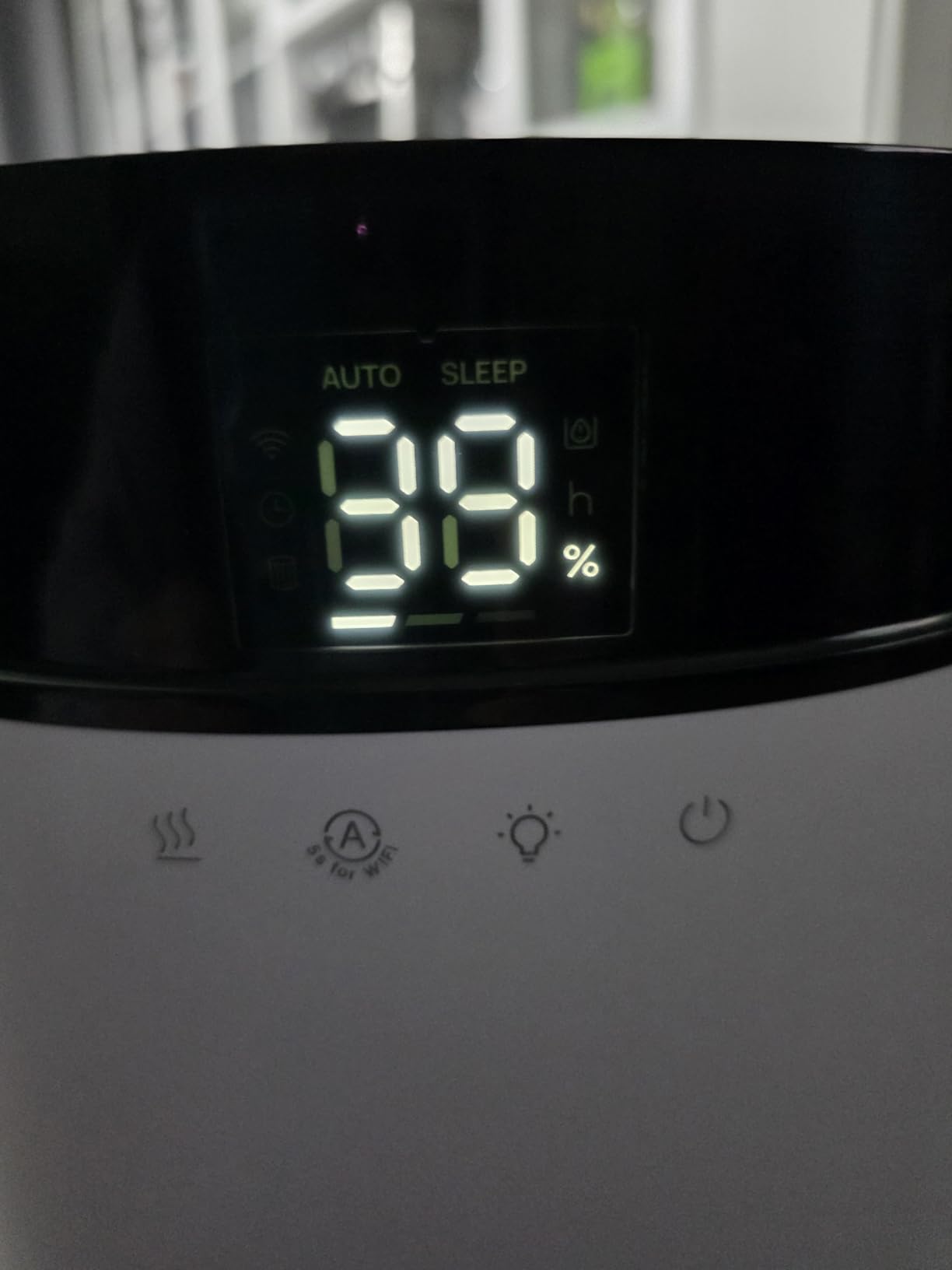 DREO 16L Smart Humidifier Large Room 1000 ft², 130H Runtime, 30dB, Top Fill, Auto Mode, Remote/Touch/Voice & APP Control, Clean Tank Technology, RGB Light, Cool Mist Humidifiers 755S for Bedroom, White customer photo 1