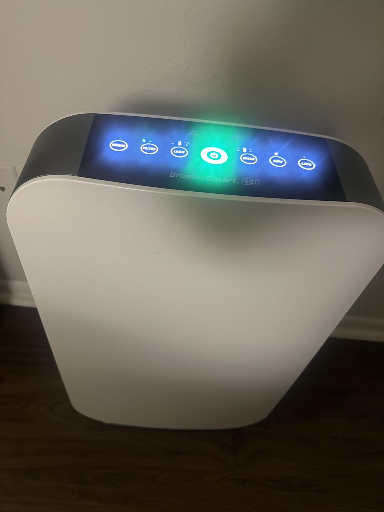 45i HEPA Air Purifier, Ultimate Filter, Covers 1,900 Sq Ft | For Odors, Mold, Smoke, Dust, Allergens, Viruses, Dander, Pet Fur with True HEPA filter. App to Control & Data customer photo 1