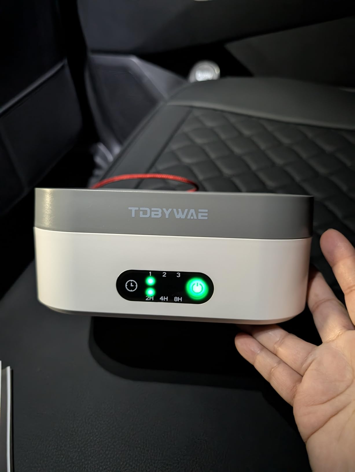 Air Purifier for Bedroom, H13 True HEPA Filter, Ultra-Quiet | 600 Sq Ft Coverage for Pets Dust Dander Pollen Odor Smoke, Portable Car Air Purifier for Travel - Grey customer photo 2