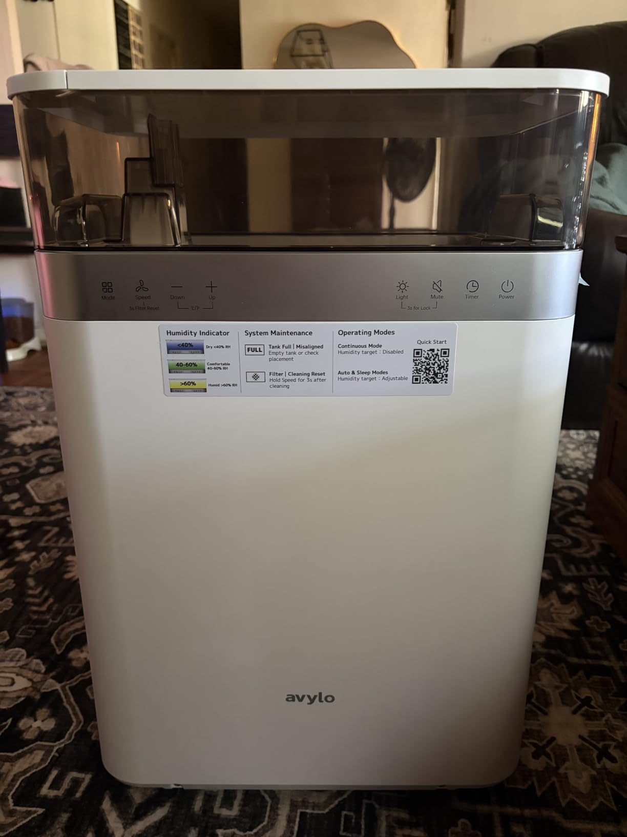 avylo Dehumidifier for Basement with Pump and Hose, Max 90 Pints/D, White | Energy Star Most Efficient 2025, 5000 Sq.Ft Dehumidifier, Top Mounted 2.11Gal Tank, 3 Drainage Option, Auto Shut Off, Auto Defrost customer photo 1