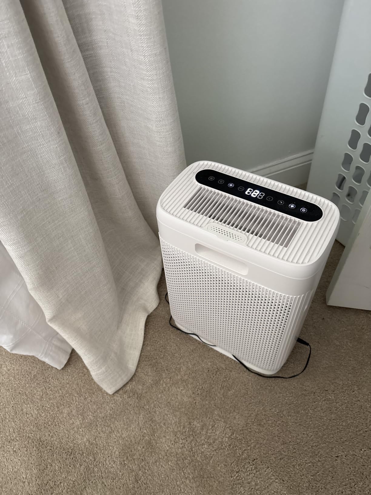 Air Purifiers for Home Large Room Up to 3000 sq ft, H13 HEPA Filter Washable, PM2.5 Air Quality Sensor, Quiet Sleep Mode, 8X Dual-Side Air Cleaner for Bedroom Pet Dander Smoke Dust Pollen customer photo 1